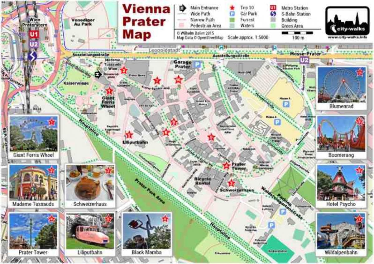 Kort over Wien park-and-ride