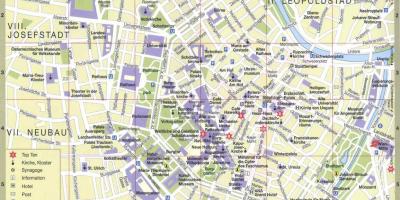 Wien city kort