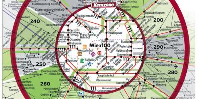 Wien 100 zone kort