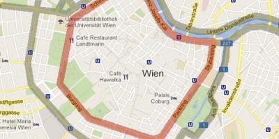Wien 7 kvarter kort